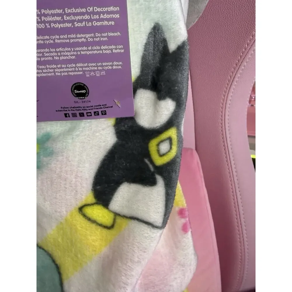 Hello Kitty & Friends Throw Blanket Silk Touch 50x70 Springy Keroppi 2024 Sanrio